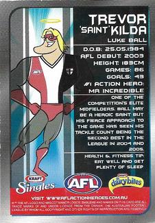 2007 Kraft AFL Action Heroes #NNO Luke Ball Back